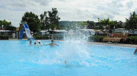 swimming pool Camping du Barrage Rosport Luxembourg