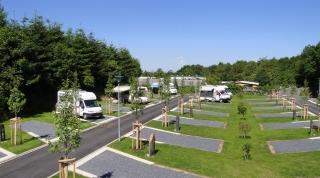motorhome pitches at Camping Fuussekaul Heiderscheid Luxembourg