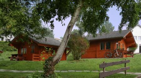 hiking huts for rent at Camping Park Beaufort Luxemburg