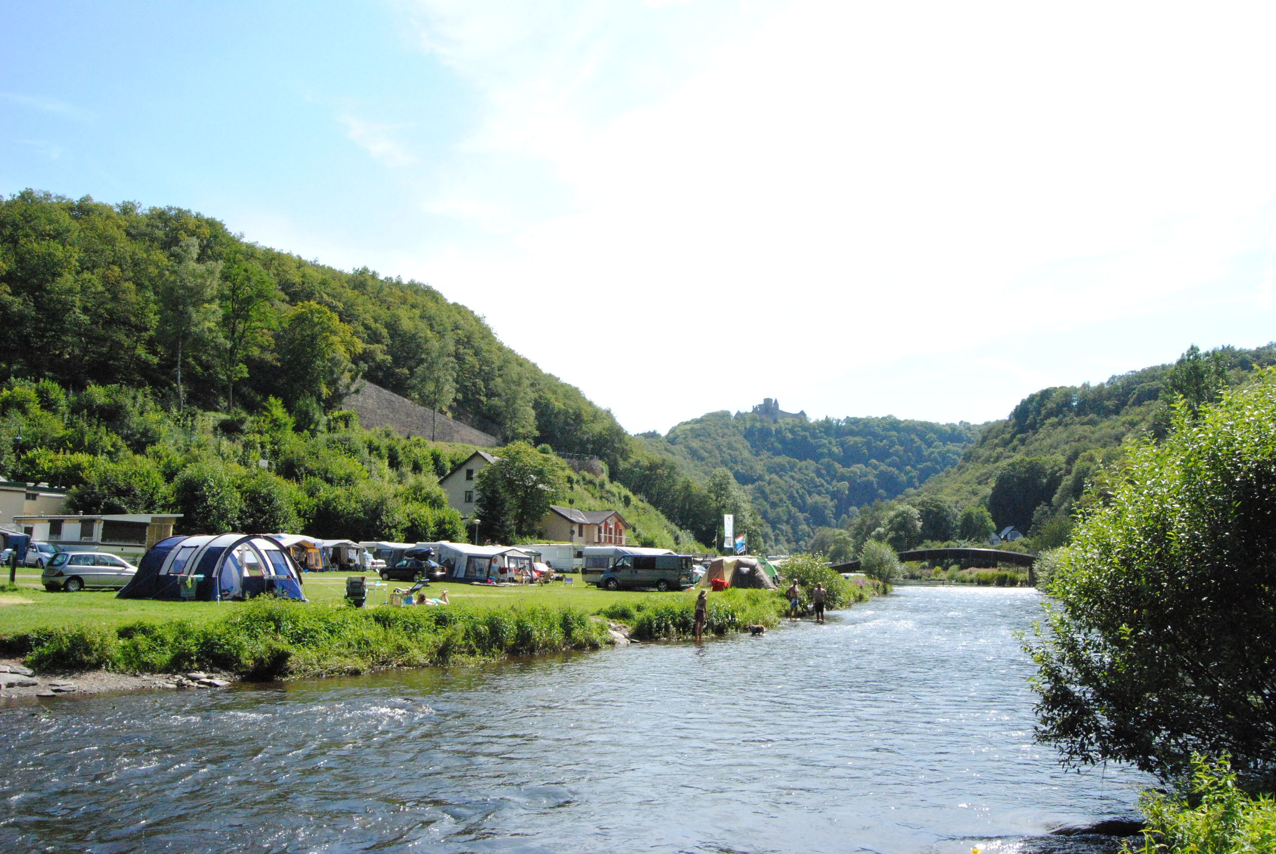 Camping du Moulin Bourscheid-Moulin river rivier rivière Fluss