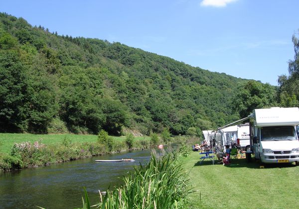 Camping Bissen Heiderscheidergrund Luxemburg river rivier Fluss rivière