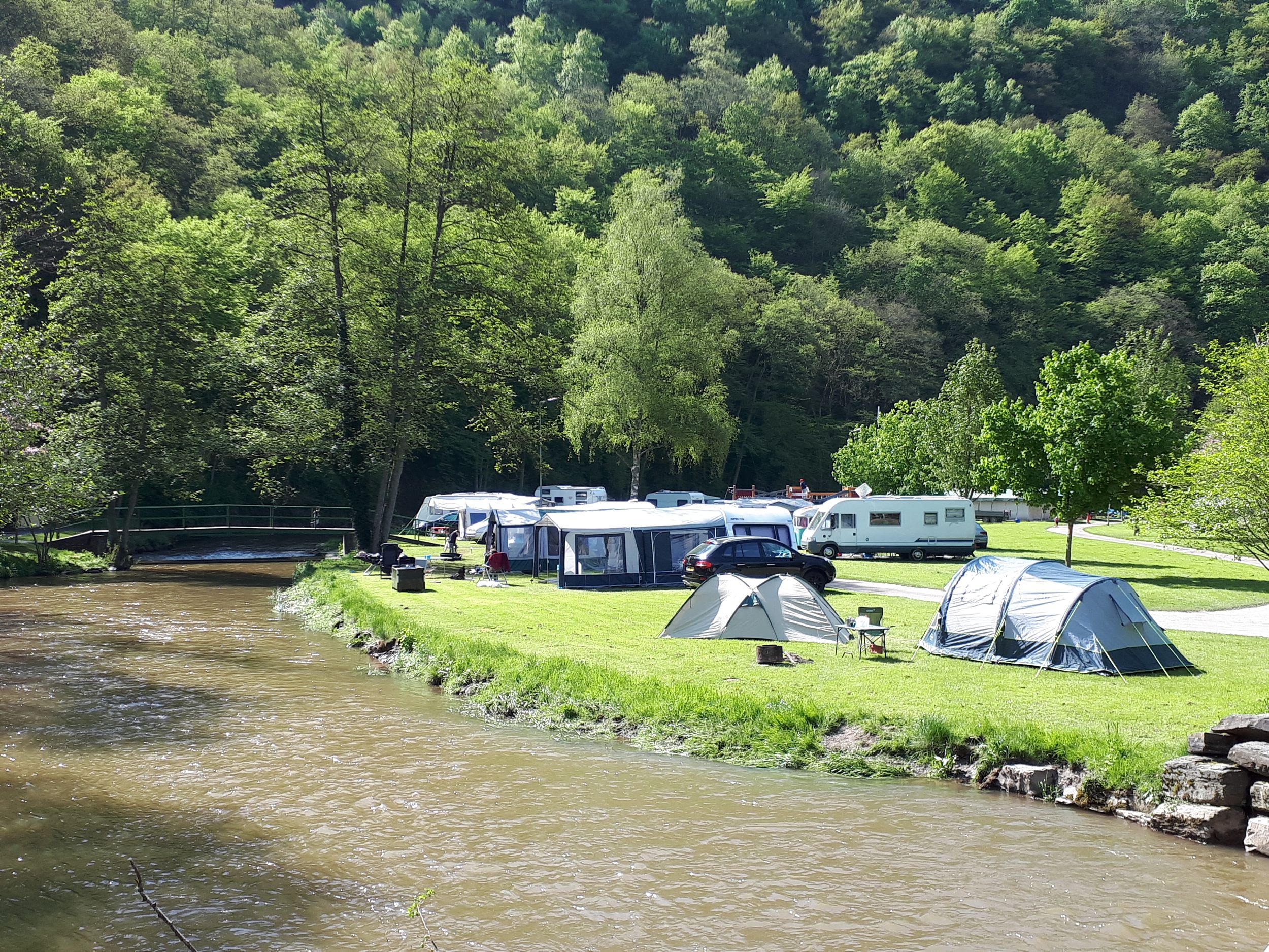 Camping Kautenbach Luxemburg Fluss rivier river rivière